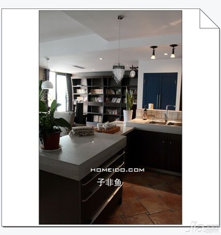 简约风格公寓经济型90平米厨房橱柜订做
