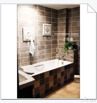 简约风格公寓经济型90平米卫生间洗手台图片