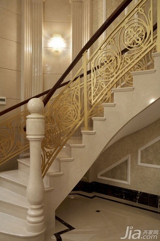 欧式风格别墅豪华型楼梯设计图纸