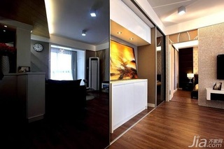 简约风格二居室富裕型80平米设计图