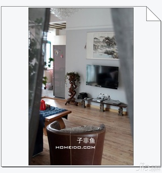 中式风格公寓经济型100平米客厅沙发图片