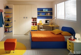简约风格三居室富裕型120平米儿童房儿童床效果图