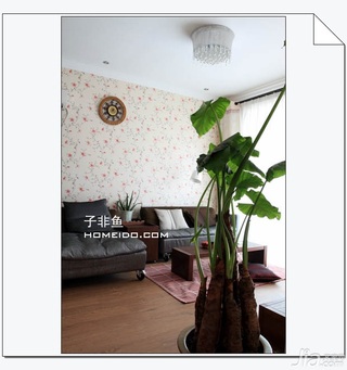 混搭风格公寓经济型100平米客厅沙发效果图