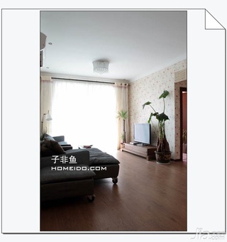 混搭风格公寓经济型100平米客厅沙发图片