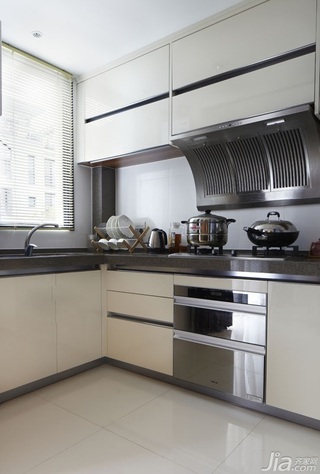 简约风格三居室富裕型90平米厨房橱柜效果图