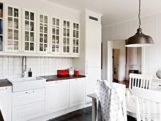 简约风格一居室经济型80平米厨房橱柜安装图