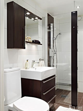 简约风格一居室经济型80平米卫生间洗手台效果图