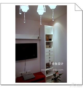 混搭风格小户型经济型40平米客厅灯具效果图