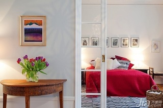 北欧风格二居室富裕型80平米卧室装修图片