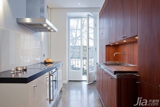 北欧风格二居室富裕型80平米厨房橱柜定做