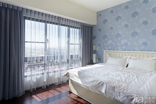 新古典风格一居室富裕型130平米卧室卧室背景墙床效果图