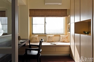 新古典风格一居室富裕型130平米书房地台书桌效果图