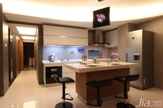 新古典风格一居室富裕型130平米厨房吧台橱柜定做
