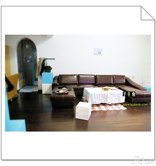 地中海风格复式富裕型140平米以上客厅沙发效果图