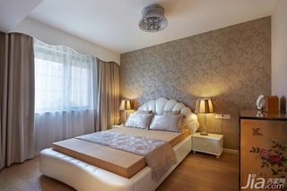 新古典风格三居室富裕型140平米以上卧室卧室背景墙床效果图