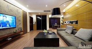 简约风格三居室富裕型100平米客厅沙发背景墙沙发效果图