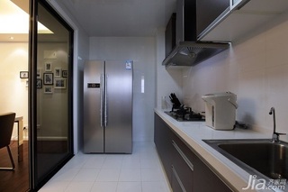简约风格一居室经济型70平米厨房橱柜设计图纸