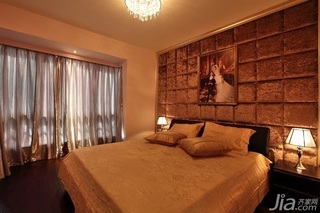 简约风格一居室经济型70平米卧室卧室背景墙床效果图