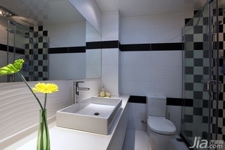 简约风格一居室经济型70平米卫生间洗手台图片