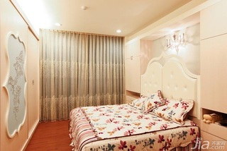 简约风格一居室富裕型120平米卧室床效果图