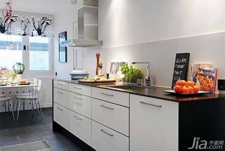 北欧风格二居室富裕型80平米厨房橱柜设计