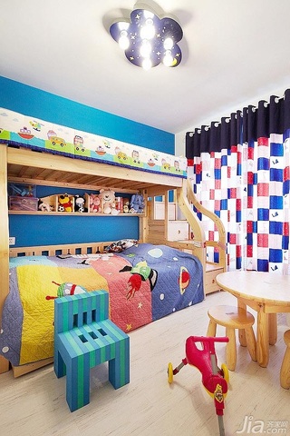 新古典风格四房富裕型140平米以上儿童房儿童床效果图