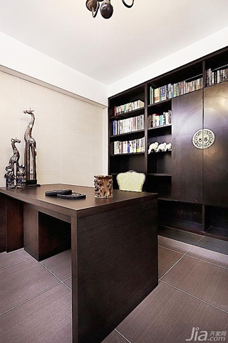 新古典风格四房富裕型140平米以上书房书桌效果图