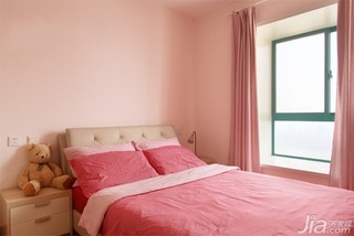 简约风格三居室富裕型130平米卧室床图片
