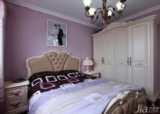 混搭风格一居室富裕型90平米卧室卧室背景墙床图片