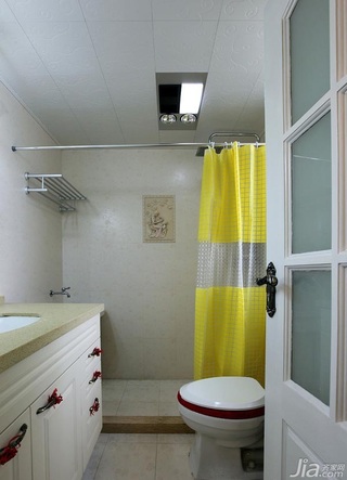 混搭风格一居室富裕型90平米卫生间效果图