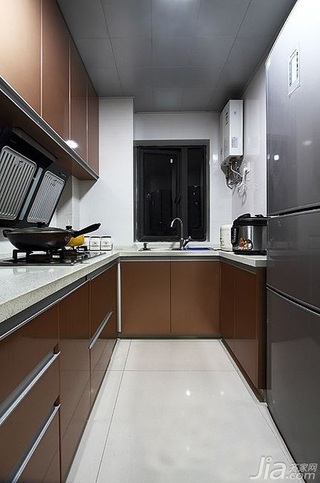 简约风格三居室富裕型70平米厨房橱柜设计
