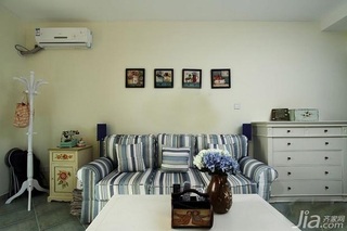 地中海风格一居室富裕型110平米客厅沙发图片