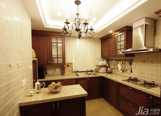 新古典风格一居室富裕型110平米厨房橱柜定做