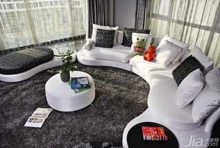 简约风格三居室经济型130平米客厅沙发图片