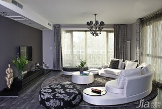 简约风格三居室经济型130平米客厅吊顶沙发效果图