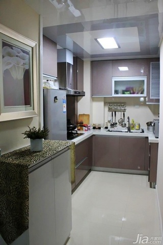 简约风格二居室富裕型90平米厨房橱柜设计