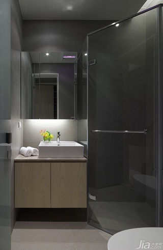 简约风格一居室富裕型80平米卫生间洗手台效果图