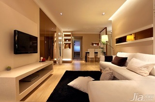 简约风格二居室富裕型110平米客厅沙发效果图