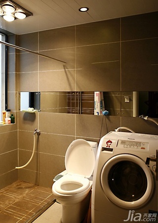 混搭风格一居室经济型60平米卫生间装修图片