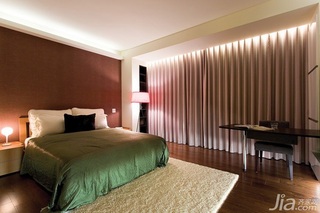 简约风格二居室富裕型90平米卧室床效果图
