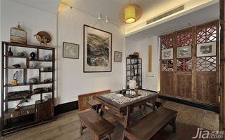 中式风格别墅豪华型茶室装修