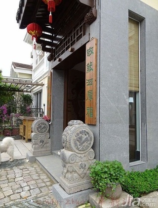 中式风格别墅豪华型庭院设计