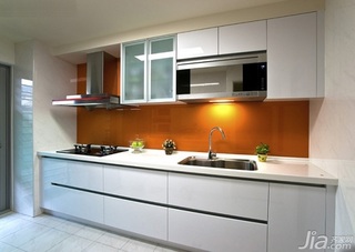 简约风格三居室富裕型120平米厨房橱柜安装图