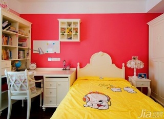 混搭风格三居室富裕型卧室床图片