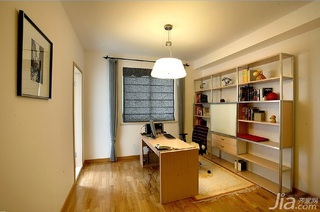 简约风格二居室富裕型110平米书房书桌效果图