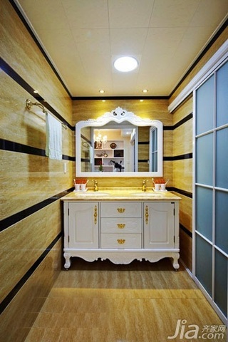 新古典风格三居室富裕型110平米卫生间设计