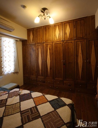 二居室富裕型90平米卧室衣柜设计图纸