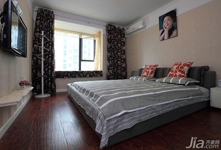 二居室富裕型130平米卧室床图片