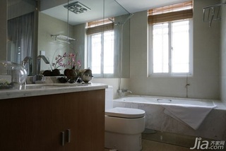 简约风格二居室富裕型110平米卫生间装修