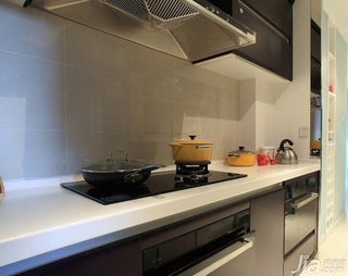 混搭风格三居室富裕型厨房橱柜设计图纸